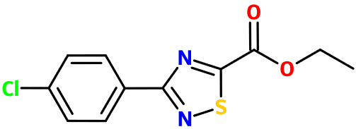 (image for) MC095510 Ethyl 3-(4-chlorophenyl)-1,2,4-thiadiazole-5-carboxylate